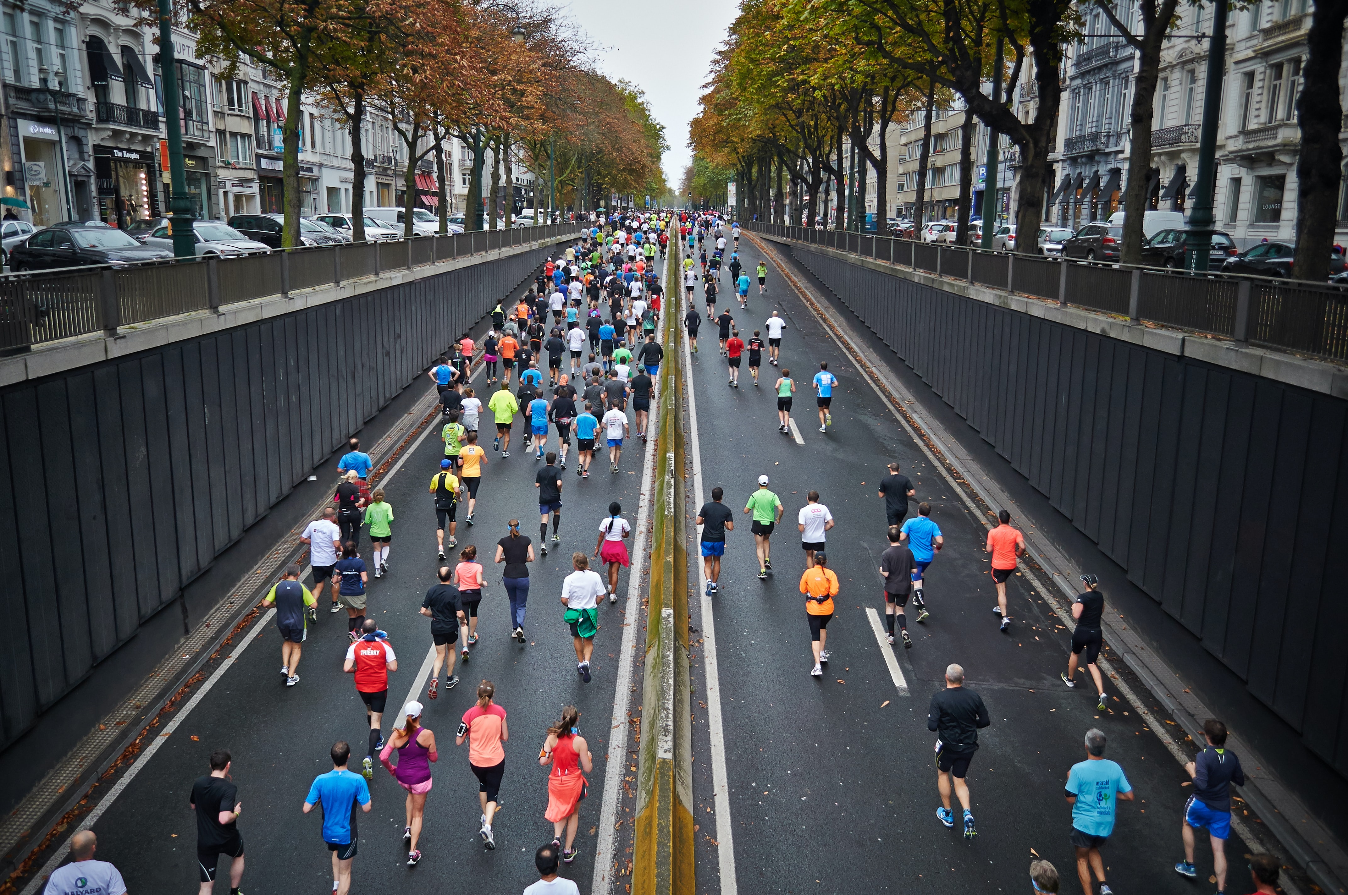 people running